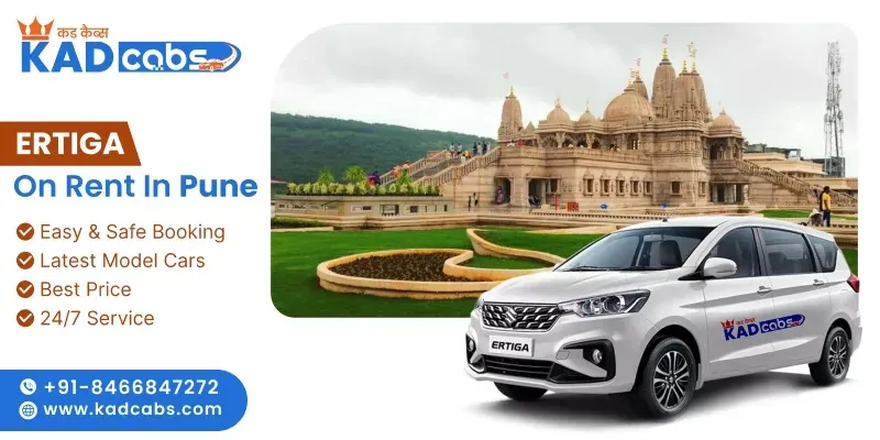 Ertiga on Rent in Pune — 7 Seater Car Rental with Driver