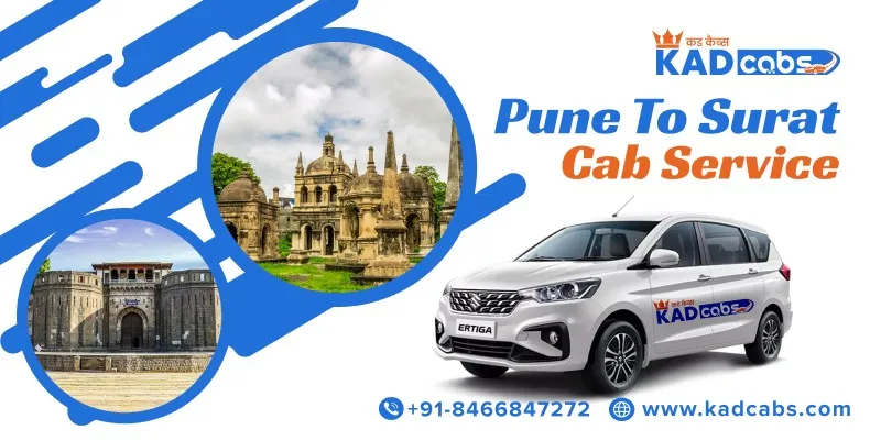 Pune to Surat cab service