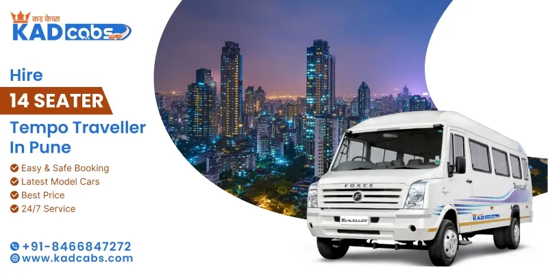 14 Seater Tempo Traveller in Pune on Rent